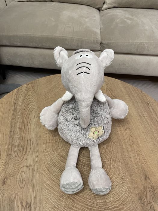 Maskotka słoń slonik szary miś pluszowy pluszak przytulanka