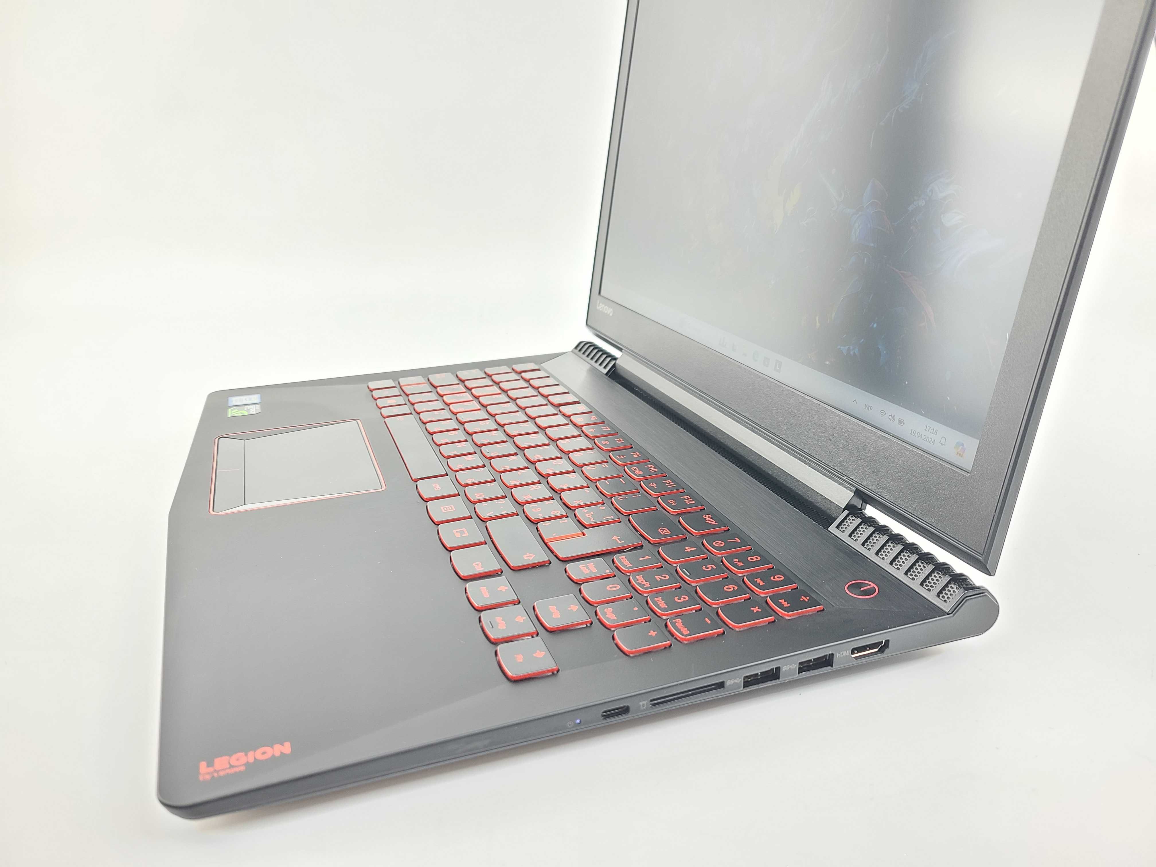 Ноутбук Lenovo Legion Y520-15IKBN  i7-7700HQ/GTX 1050/16/256/240