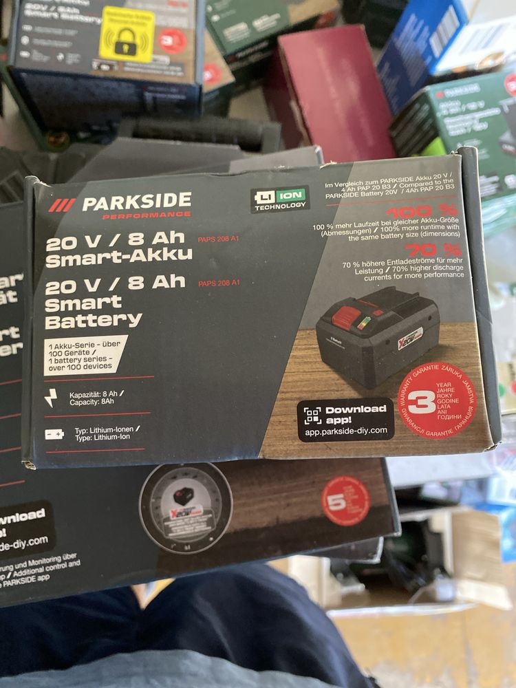 Akumulator Parkside Smart PAPS 208 A1 – 20V 8.0Ah – NOWY