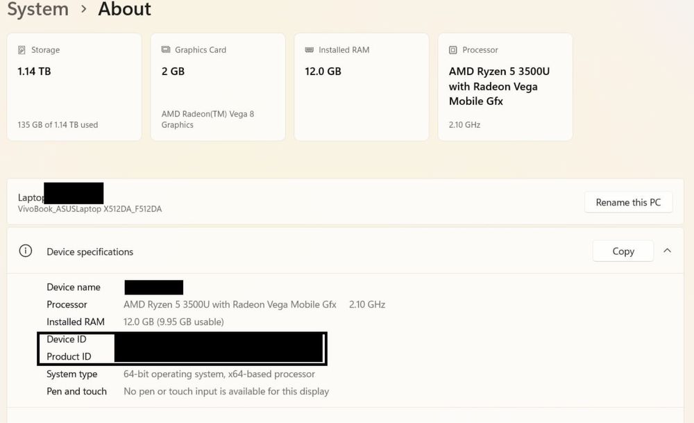 VivoBook 15 F512DA-R7AVXSB2