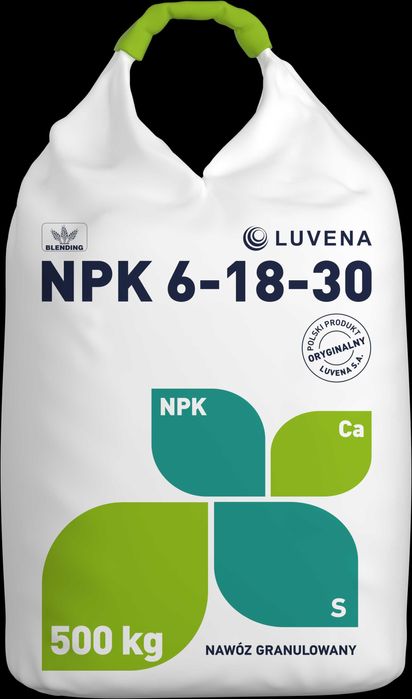 NPK 6-18-30 +4S +7Ca jak optiplon, Polifoska i inne