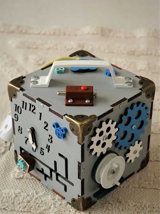 Розвивальний дитячий куб 15Х15Х15 Бізікуб/Бизикуб для дрібної моторики