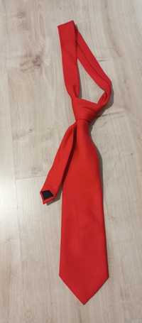 Czerwony krawat męski