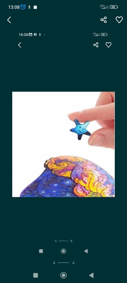 Puzzle drewniane dla dorosłych i młodzieży Premium Piesek 3D Prezent S