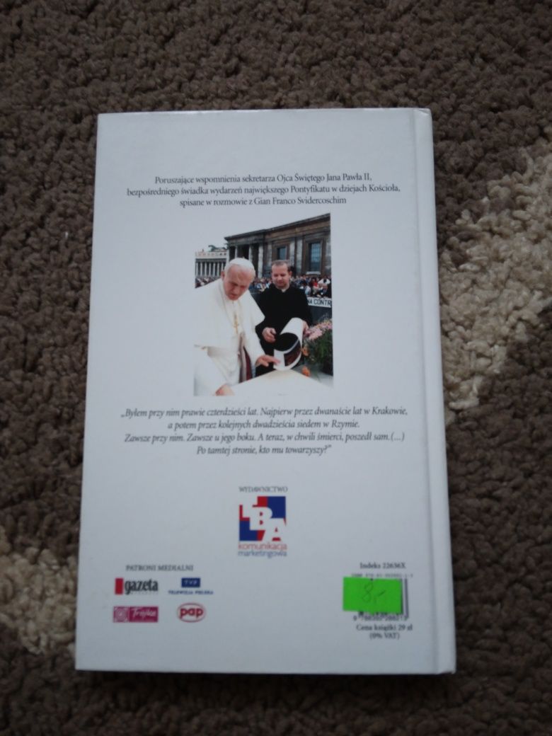 Książka kardynał Stanisław Dziwisz świadectwo