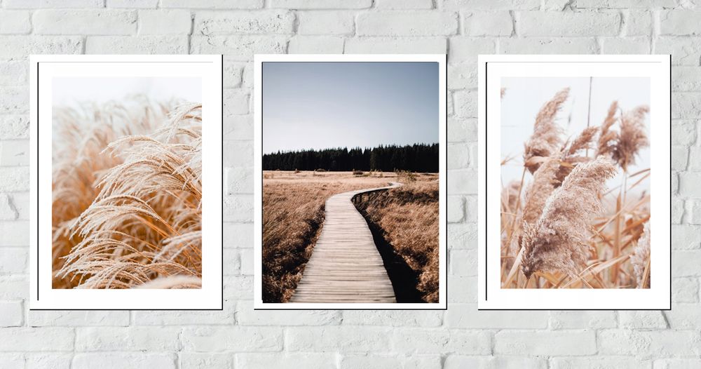 30x40 obrazy w ramie plakaty ramka  BOHO MOST PAMPAS