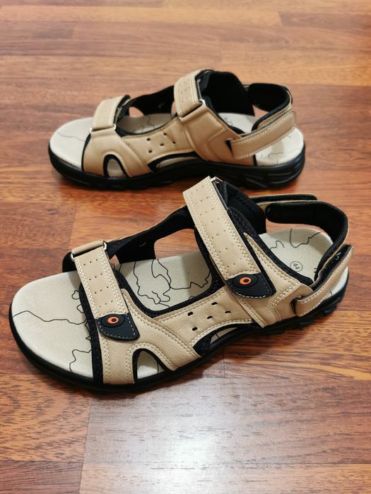 Sandały Męskie 2 W 1 z Odpinanym Paskiem z Tyłu Lekkie Wygodne Comfort