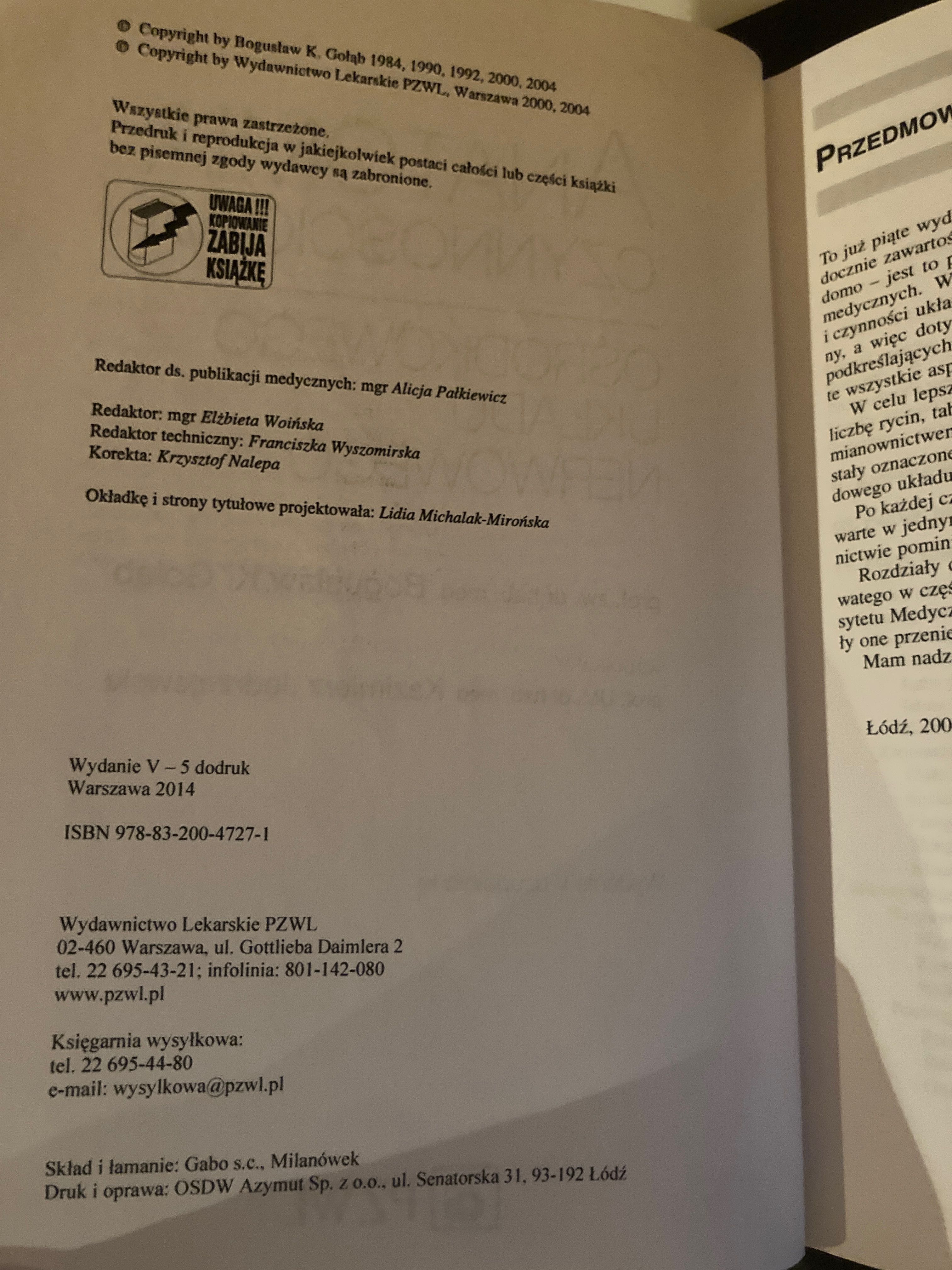 Bogusław K.Gołąb - Anatomia czynnościowa Ośrodkowego Układu Nerwowego