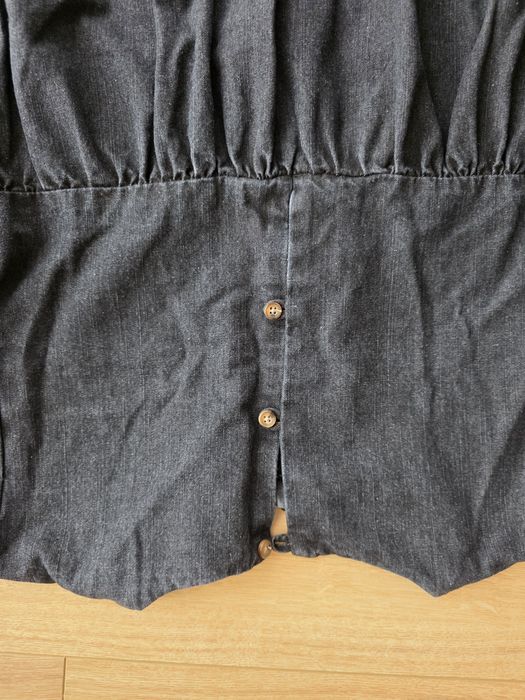 Asos denim  джинсова щільна сукня туніка м-л оверсайз