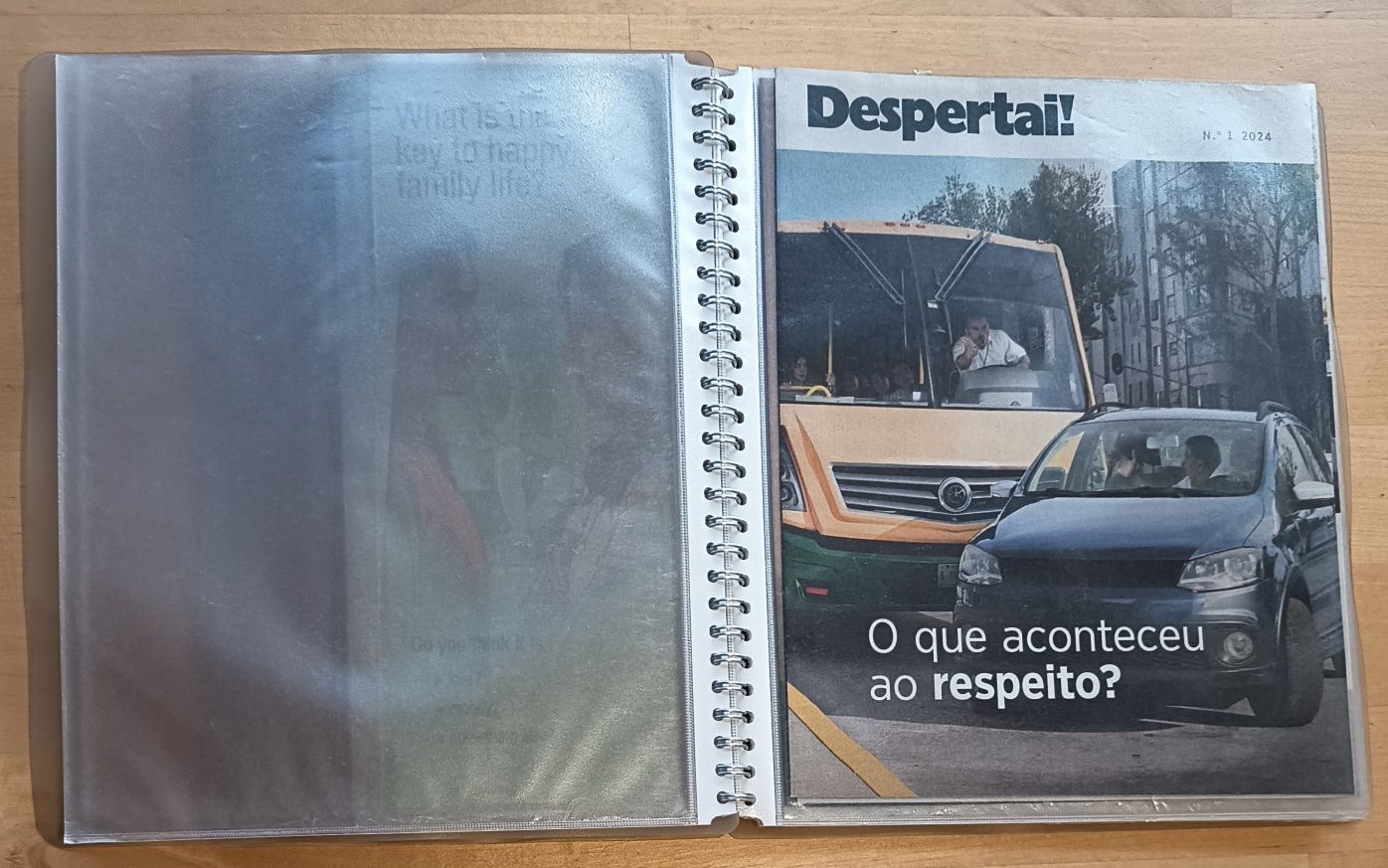 Pasta / Capa pregação - JW