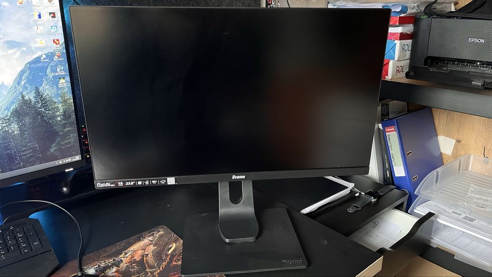 Monitor 24 Iiyama XUB2494HSU hub usb.