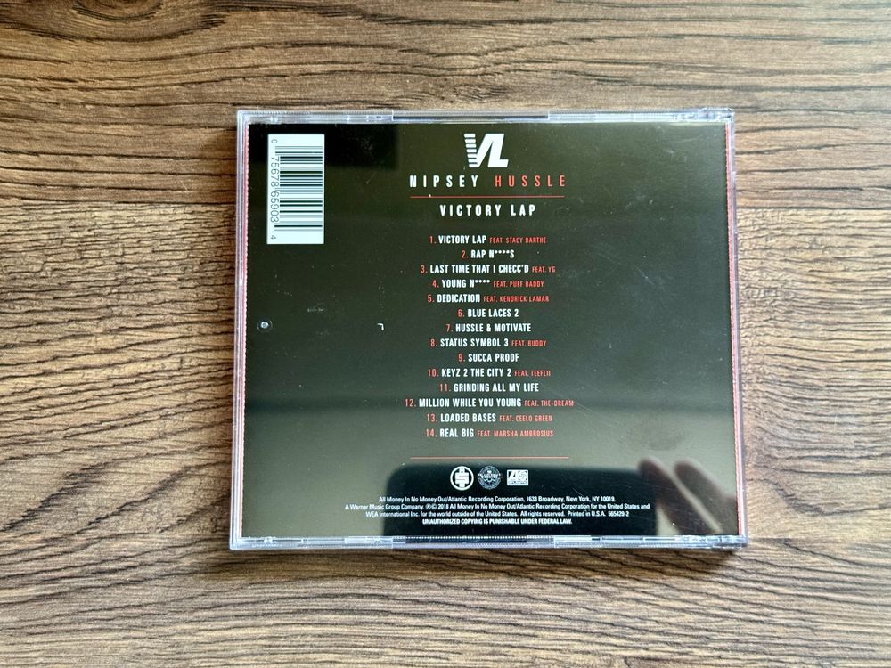 Nipsey Hussle – Victory Lap CD Crenshaw West Coast Los Angeles