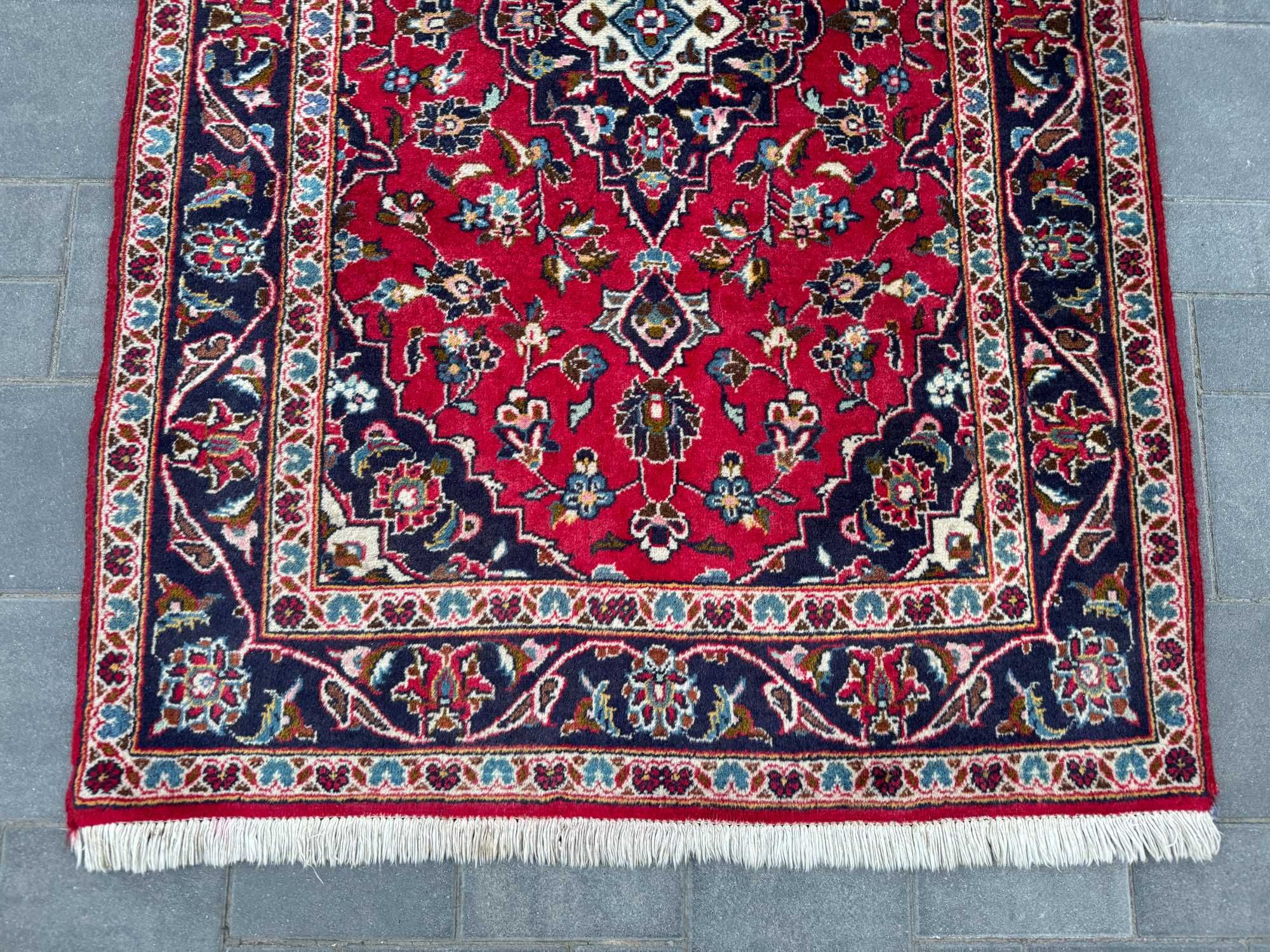 Keshan Perski Dywan Wełniany Ręcznie Tkany Iran 167x103