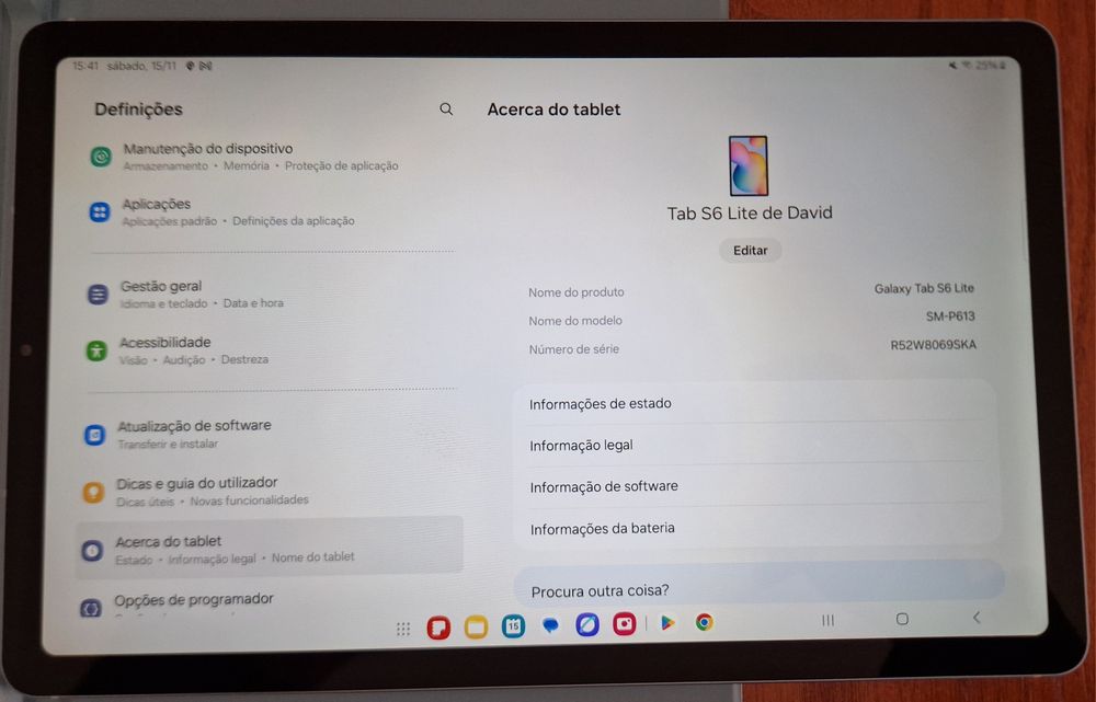 Tablet Samsung Galaxy S6 Lite 2022(SM-P 613)