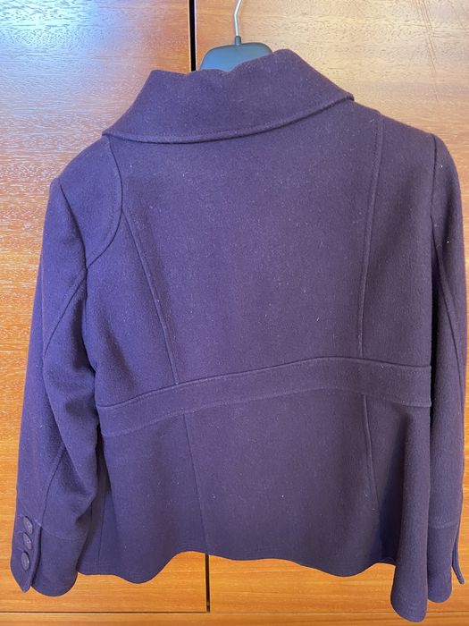 Casaco roxo curto