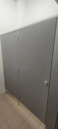 Kabina sanitarna WC drzwi ścianka przegroda Alsanit