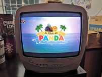 TV Philips cinzenta
