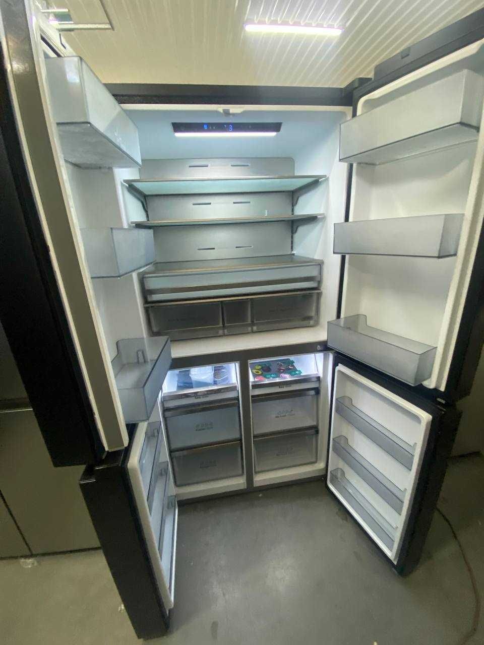НОВИЙ ГРАФІТ Холодильник HISENSE 4дверний side by side 2023 рік