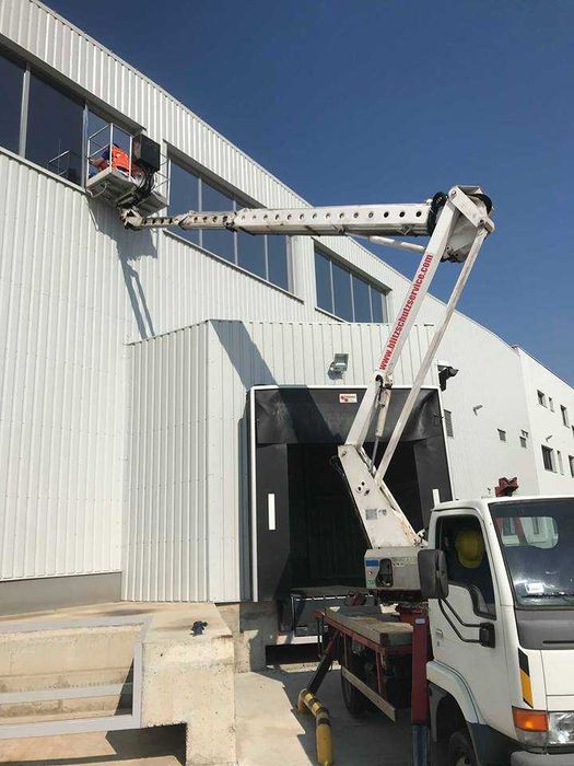 Wynajem podnośnika koszowego, zwyżka do 40 m, zwyżki z obsługą