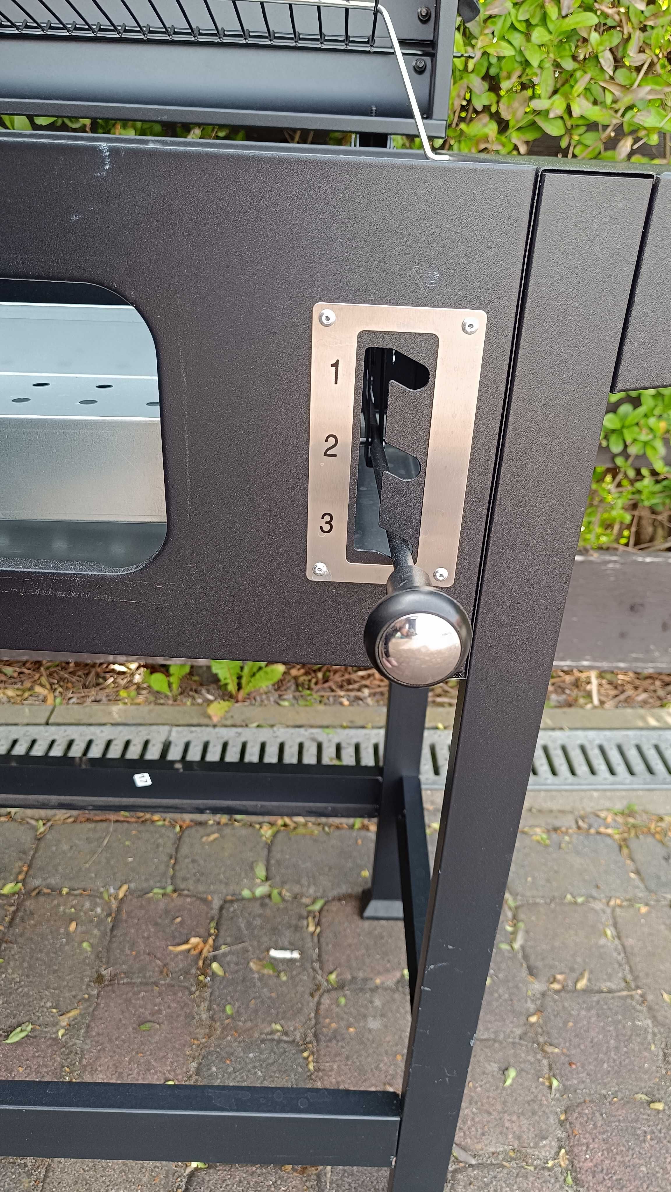 GRILL WĘGLOWY EL FUEGO OTTAWA S 2 boczne półki regulacja paleniska !