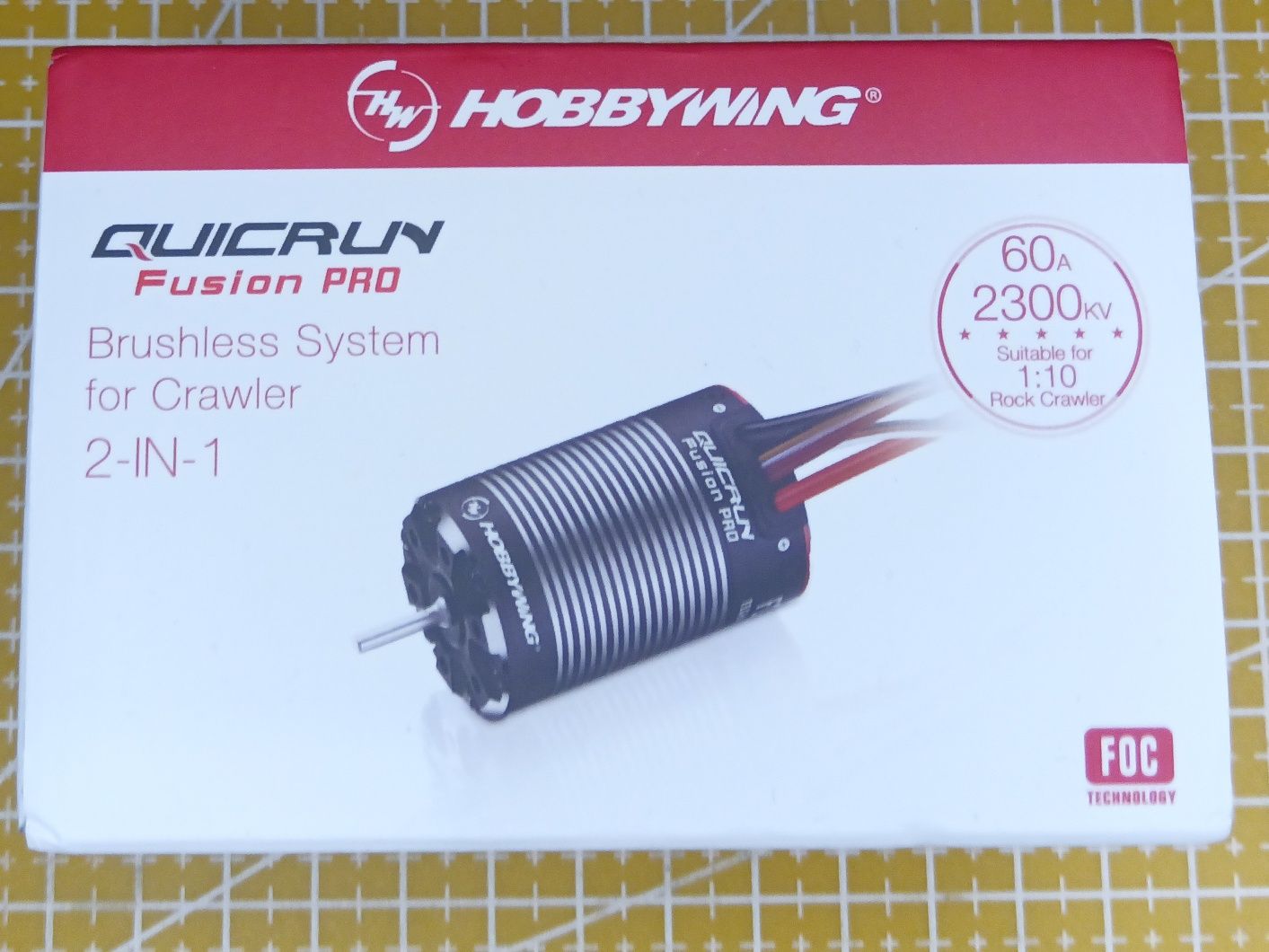 Fusion pro 540 Hobbywing quicrun 2300kV ESC 60A TRX SCX MST FMS HPI HG