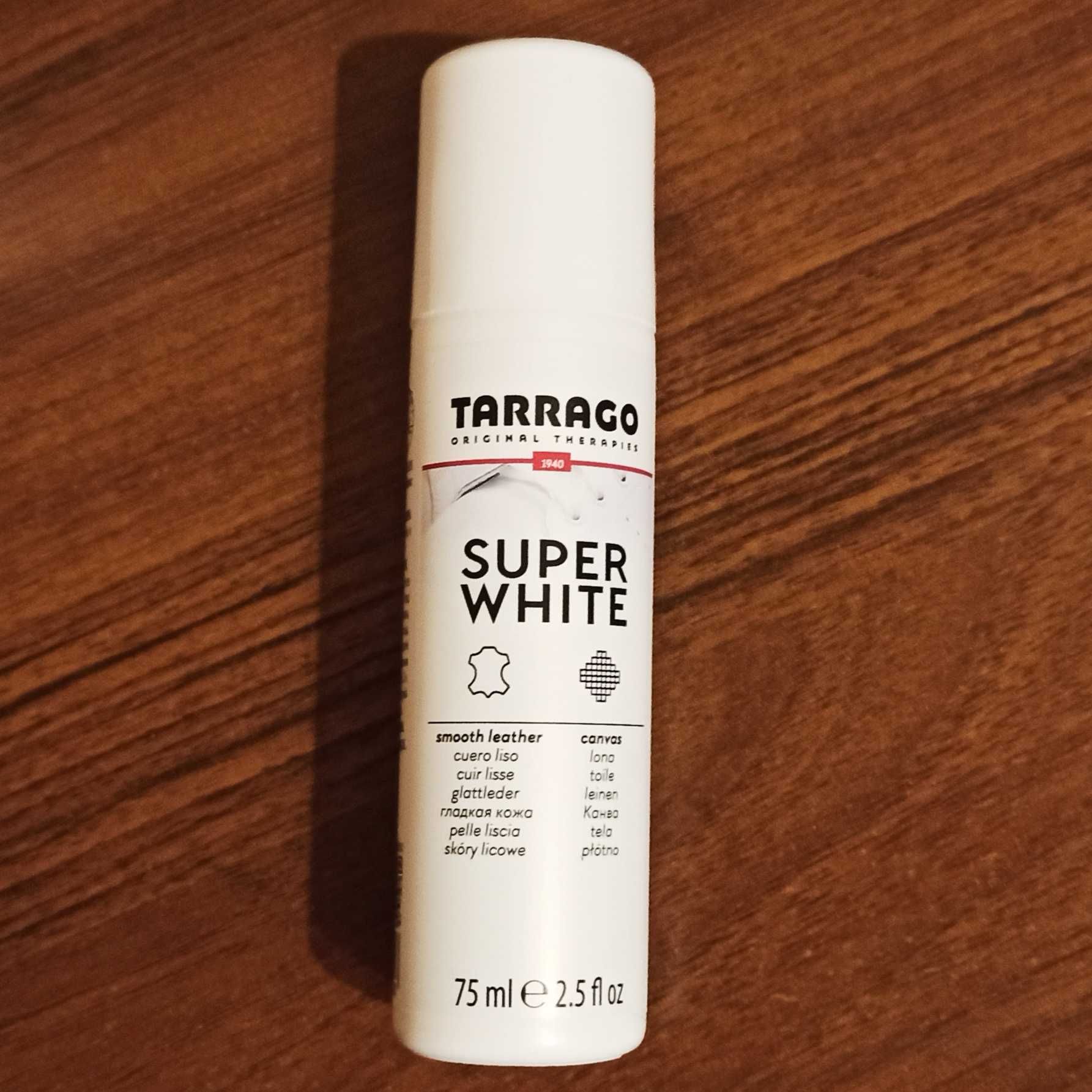 Tarrago Super White белая краска для обуви из кожи натуральной и синт