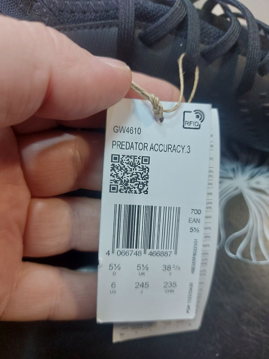 Бутcи дитячі Adidas Predator Accuracy 3 (GW4610)
