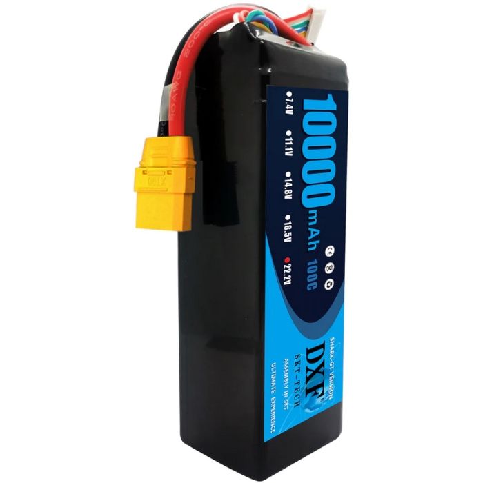 Акумулятор в м'якому корпусі для дронів DXF 10000 mAh 100C 22.2V 6S1P