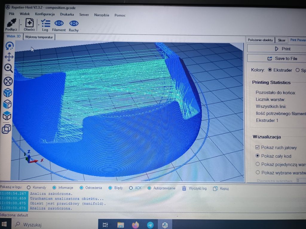 Drukarka 3D Da Vinci w obudowie