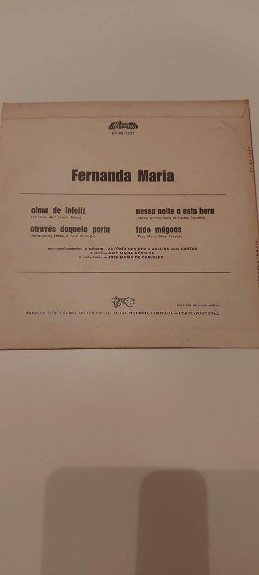 Single de vinil (Música Portuguesa)