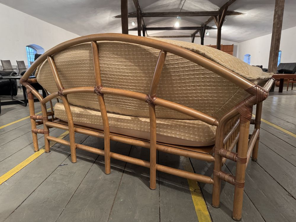 Bambusowa sofa marki Studio Smania Interni proj.Alberto Smania,Włochy