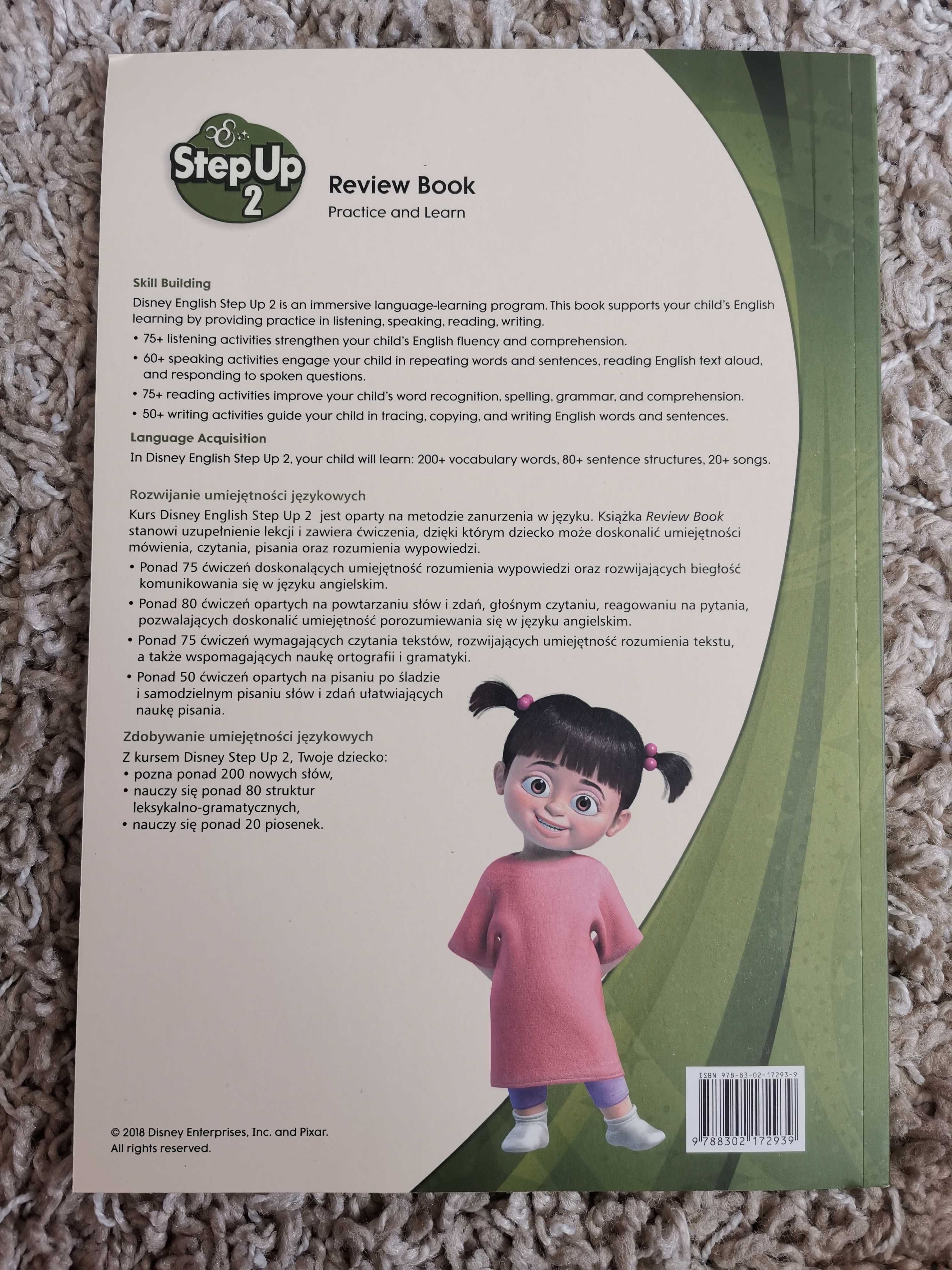 Step up 2 zeszyt ćwiczeń Review book Disney English