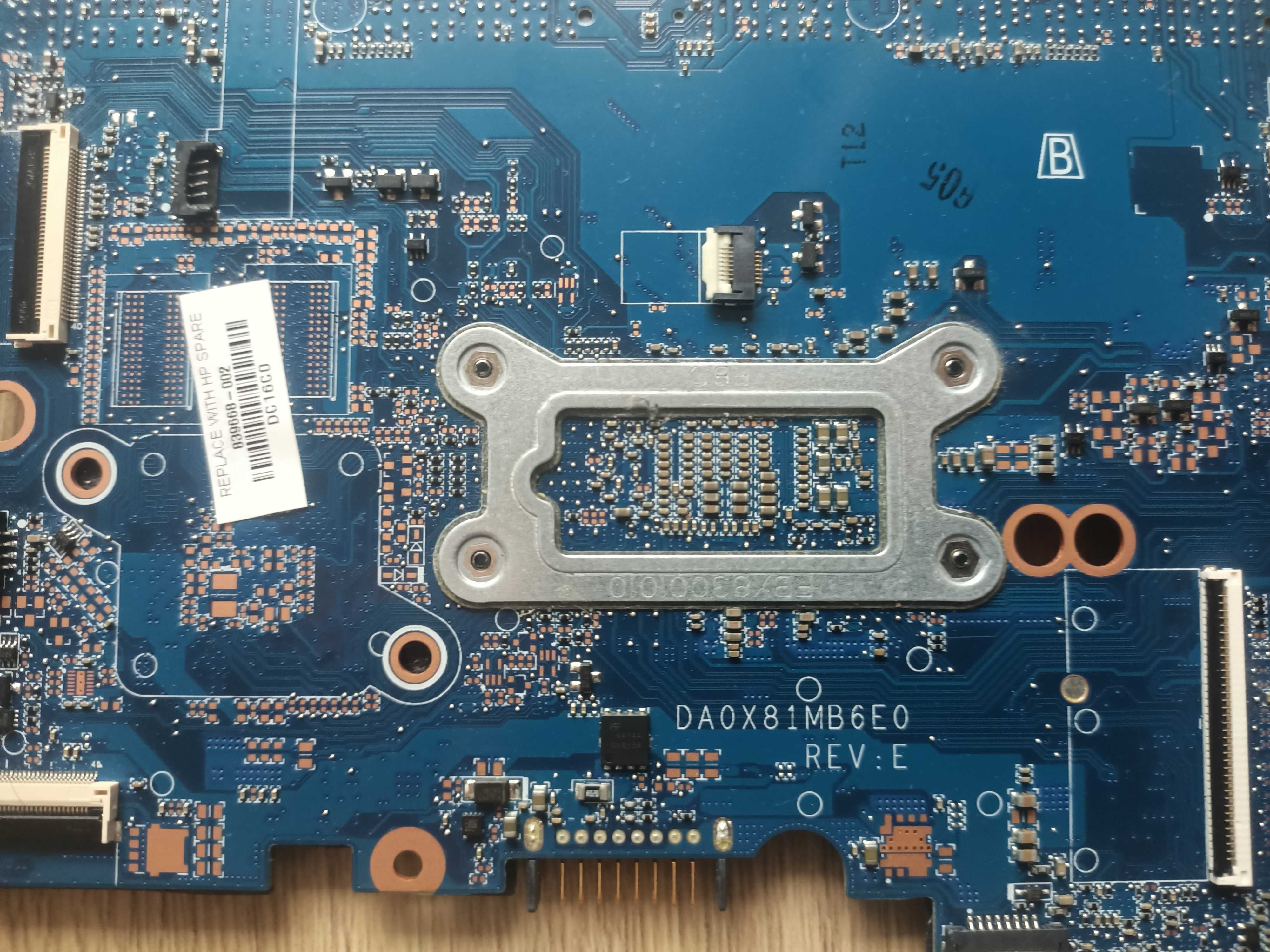 Palmrest Płyta główna HP Probook 440 G4 i3-7gen Radiator