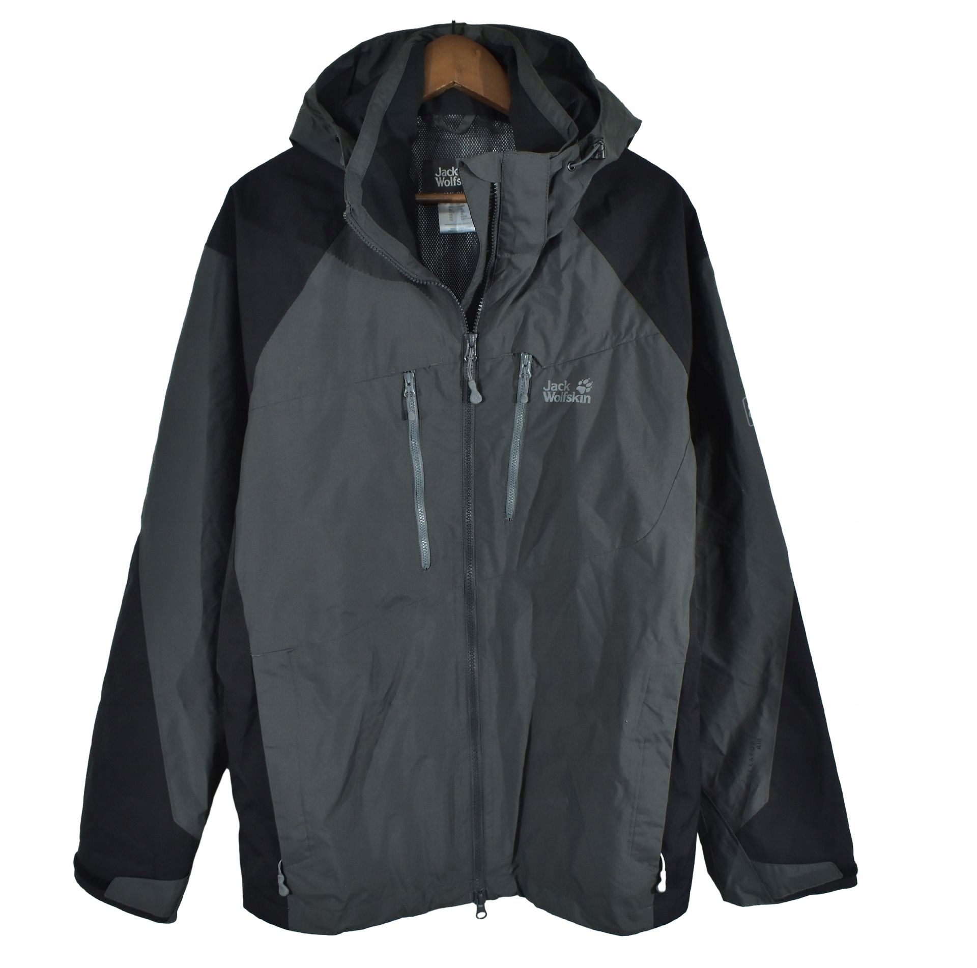 Kurtka Męska Jack Wolfskin Texapore Air Xl - Szara, Przeciwdeszczowa