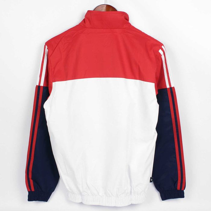 Мужской спортивный костюм, цвет красный/белый/синий, разные размеры