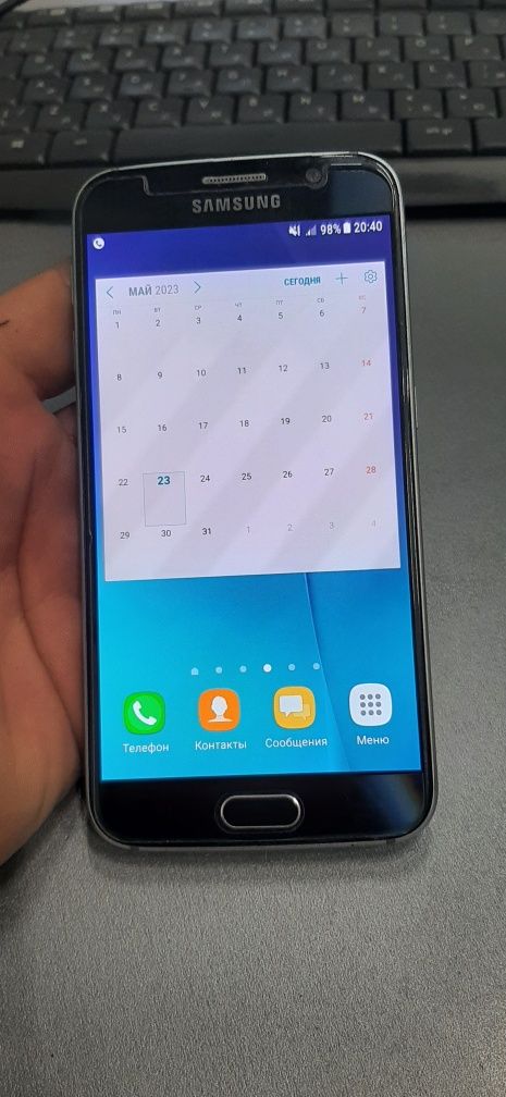 Samsung S6 G920F в хорошем состоянии