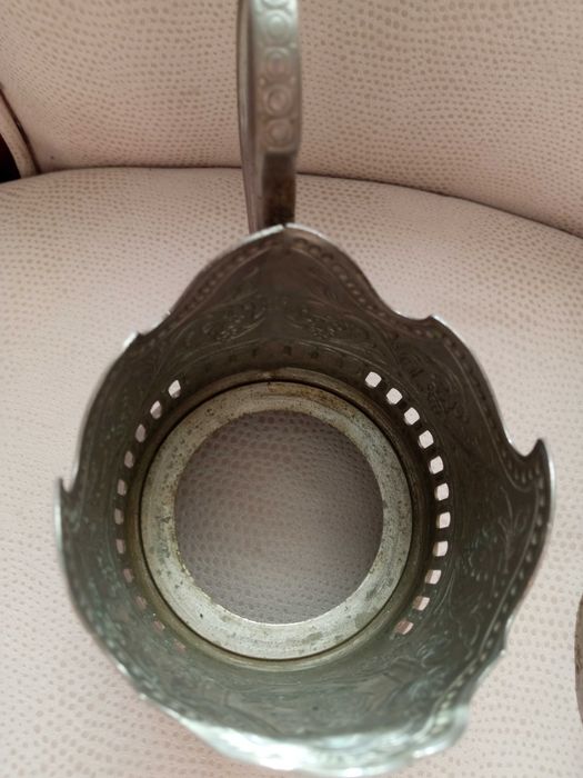 подстаканник мельхиор  Миру - Мир  СССР