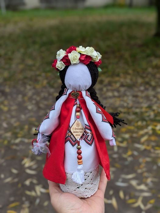 Ukraińska lalka motanka obronna