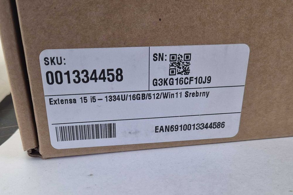 Laptop ACER Extensa 15 I5-1334U 16/512GB