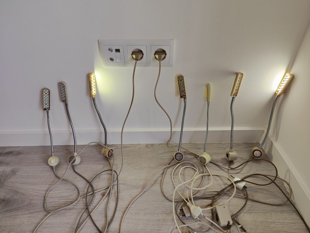 candeeiros led com imã