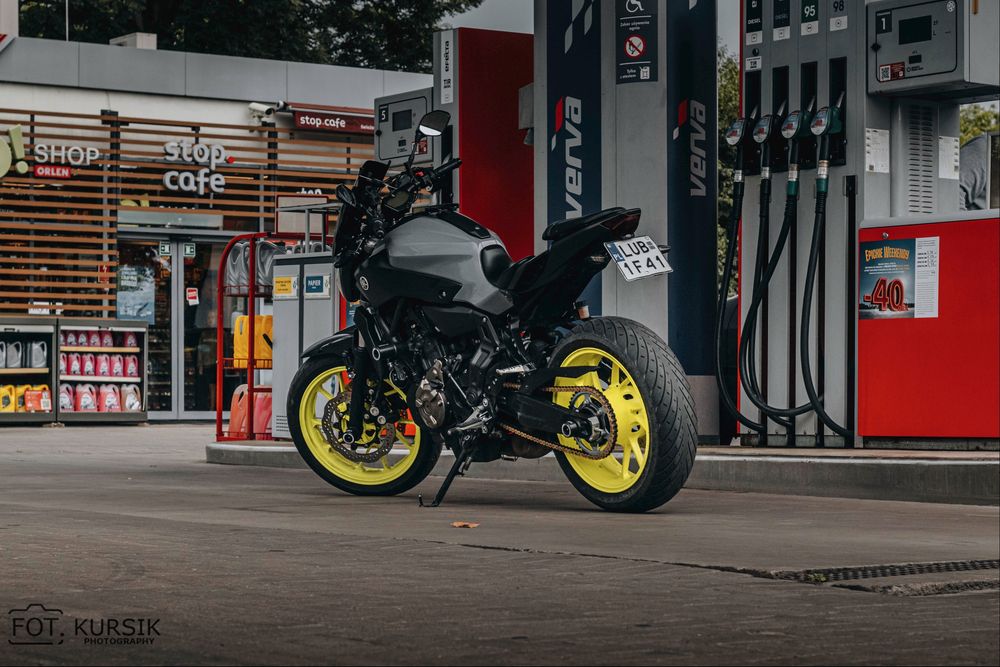 Yamaha mt07 2016 A2 cena zimowa