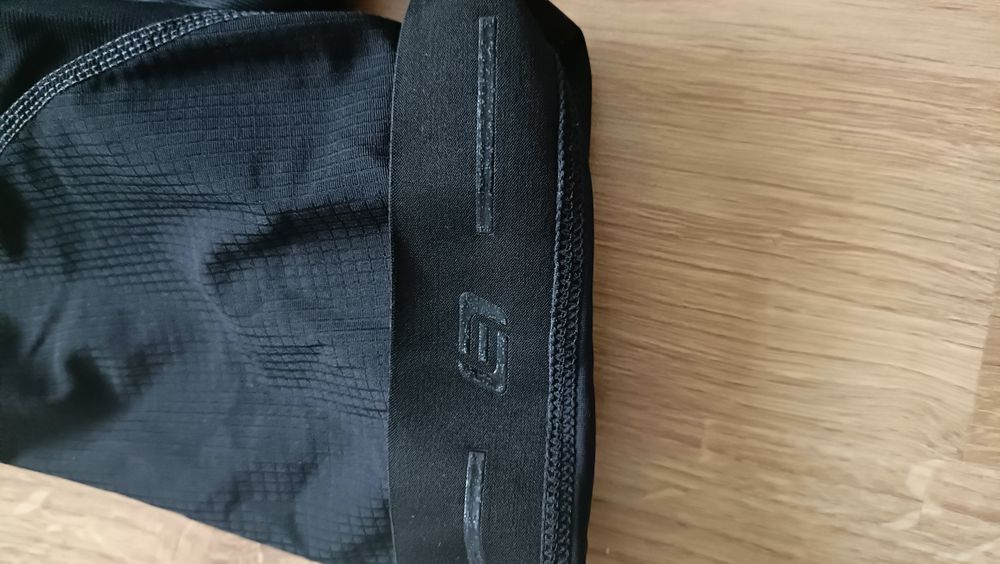 Spodenki rowerowe kolarskie na szelkach z wkładką czarne M 38