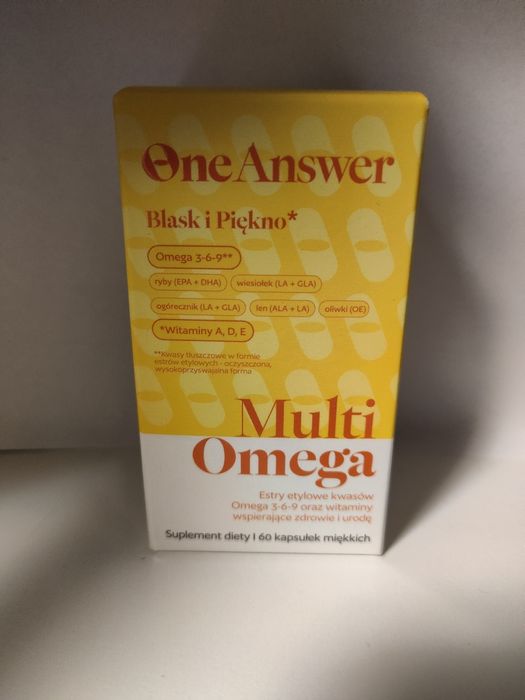 Suplement diety one answer mutli omega