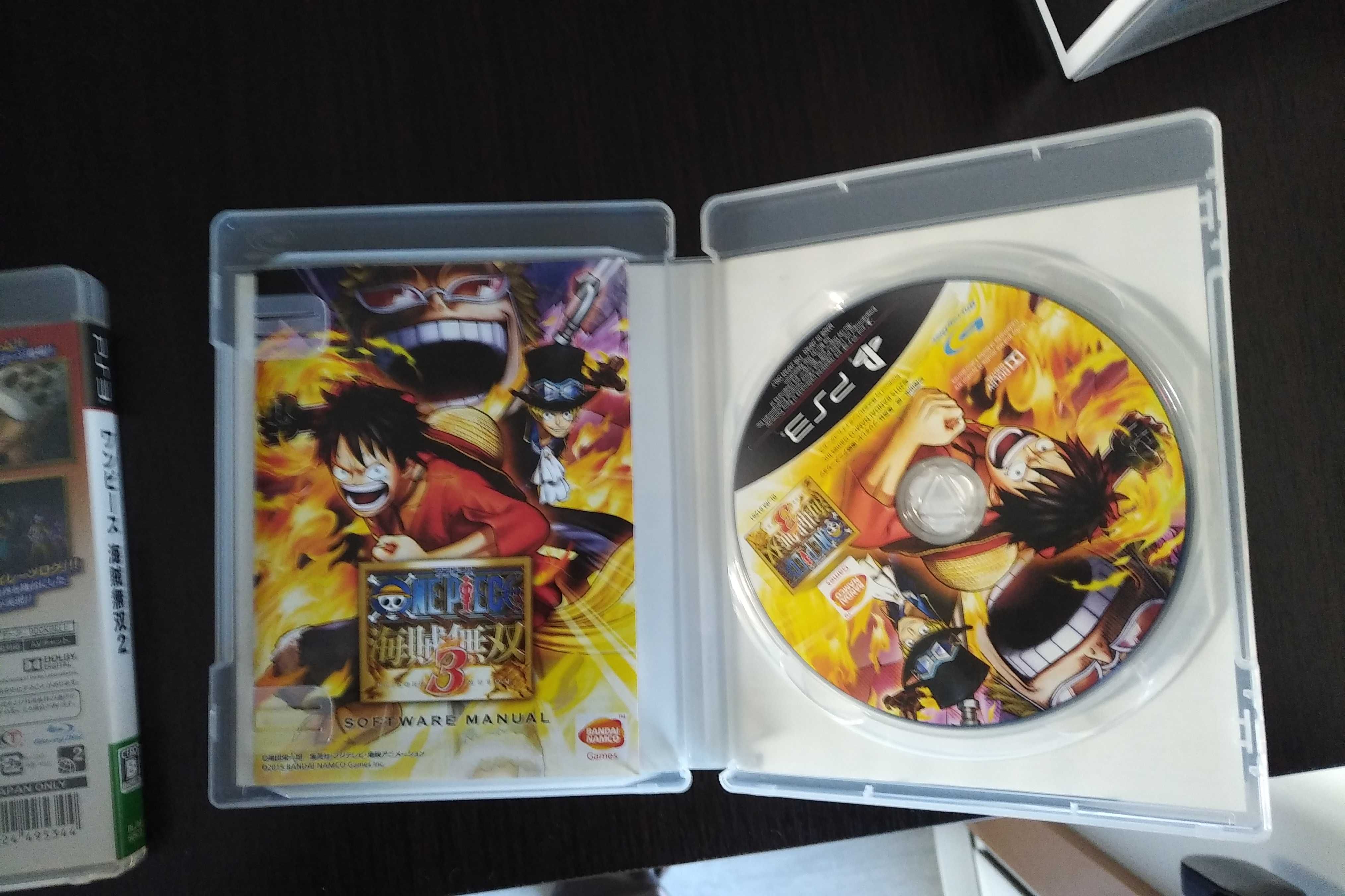 Naruto Revolution, One Piece Pirate Warriors 2 e 3 PS3 - versao JP