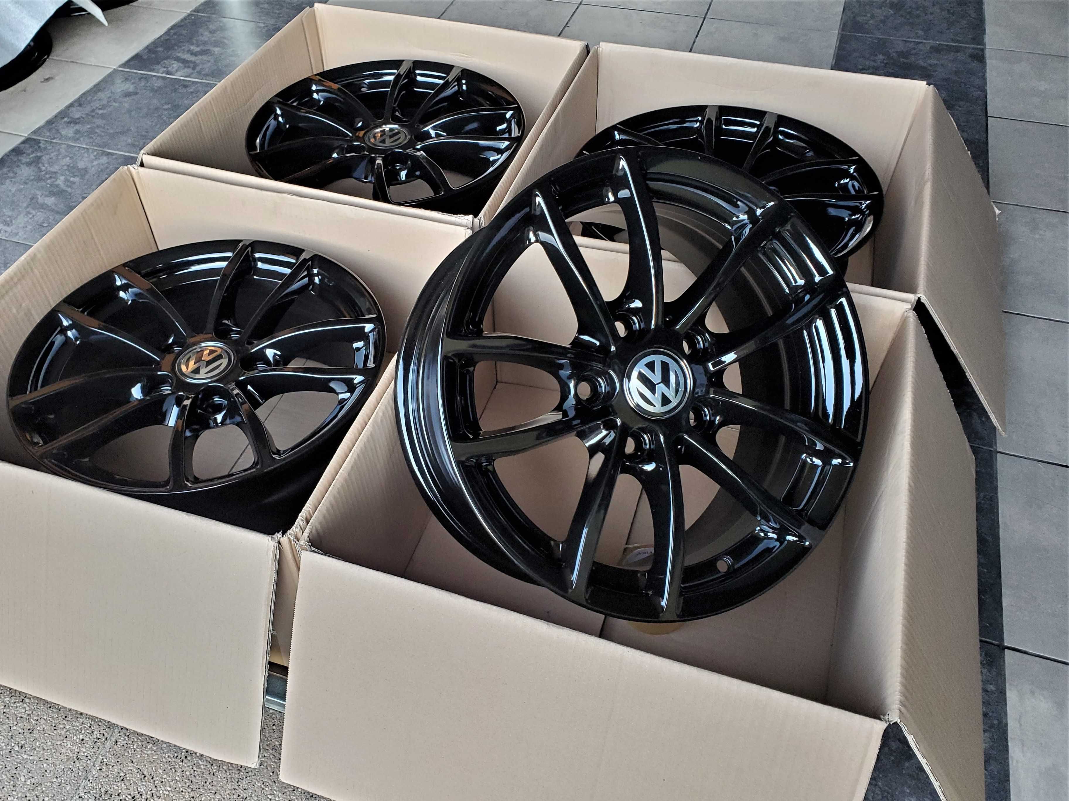 Alufelgi 16 VW T5 T6 Transporter Caravelle Multivan Czarne 5x120 481#