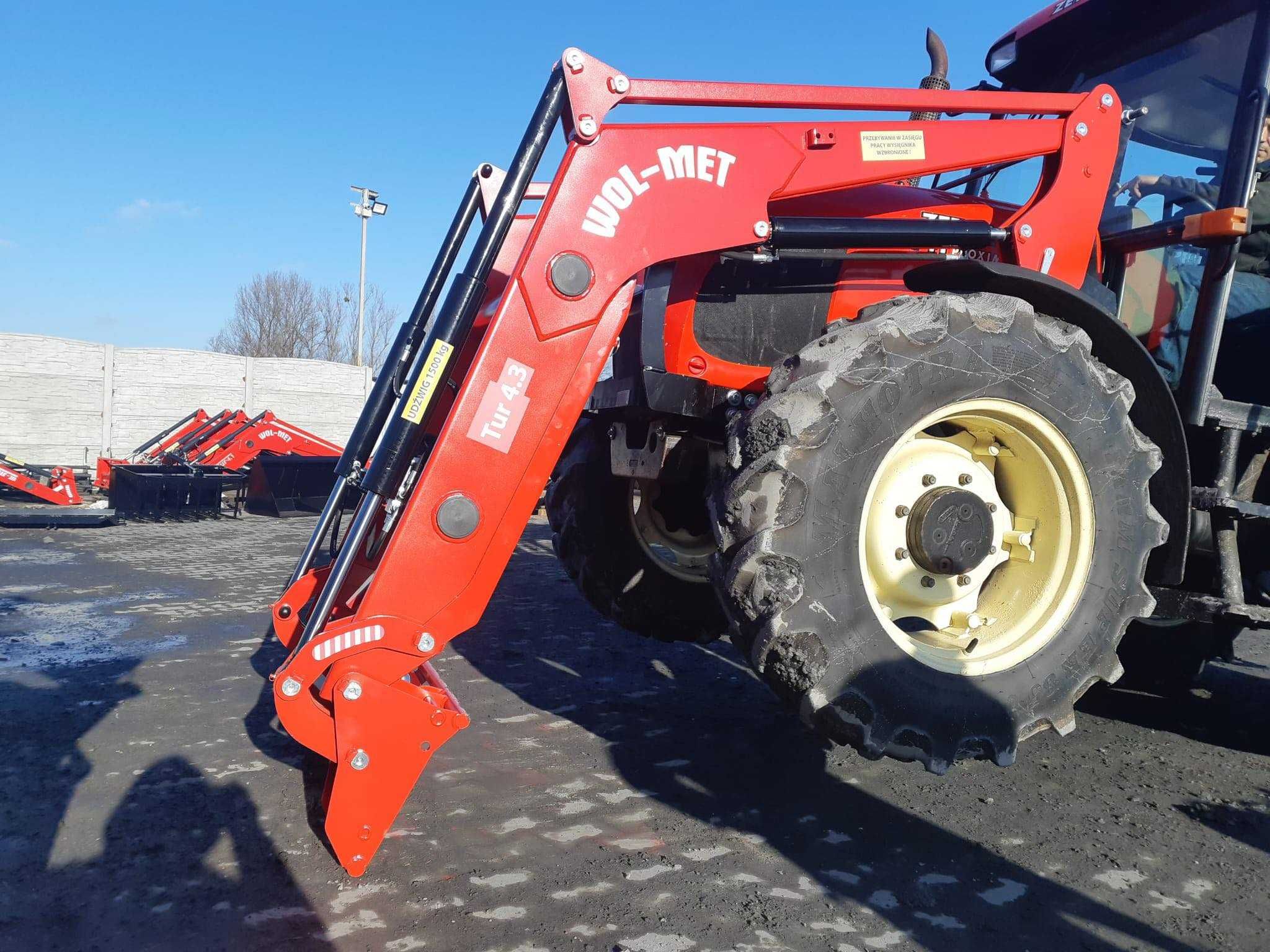 Ładowacz czołowy Belarus Zetor Pronar MTZ TUR WOL-MET Dowóz Montaż