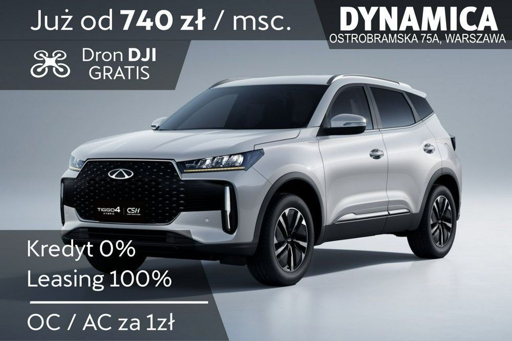 Chery Tiggo 4 PRESTIGE - 163KM - Rocznik 2025