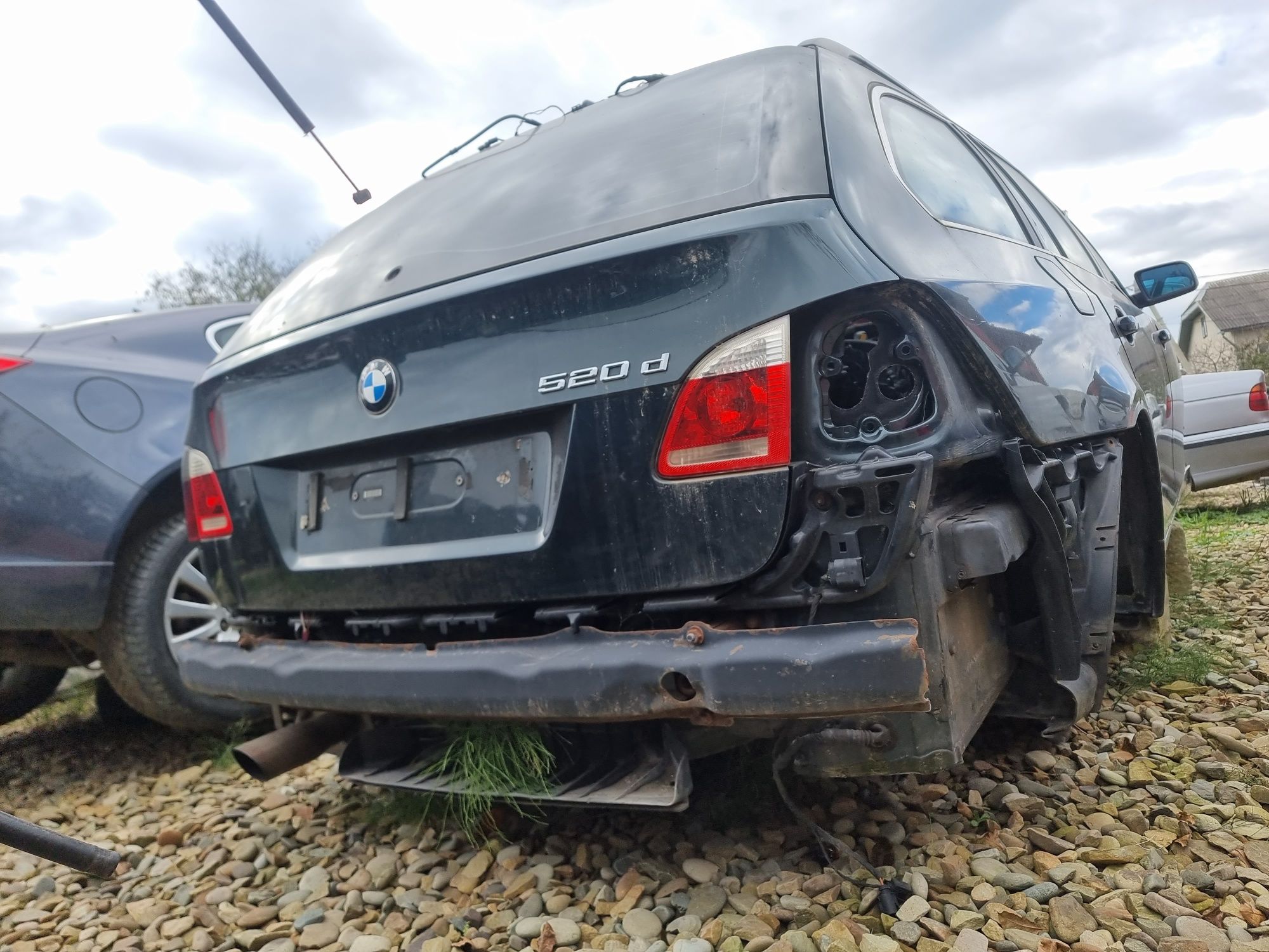 Ляда БМВ Е61 Кришка Багажника Скло BMW E61 Розборка Шрот Запчастини
