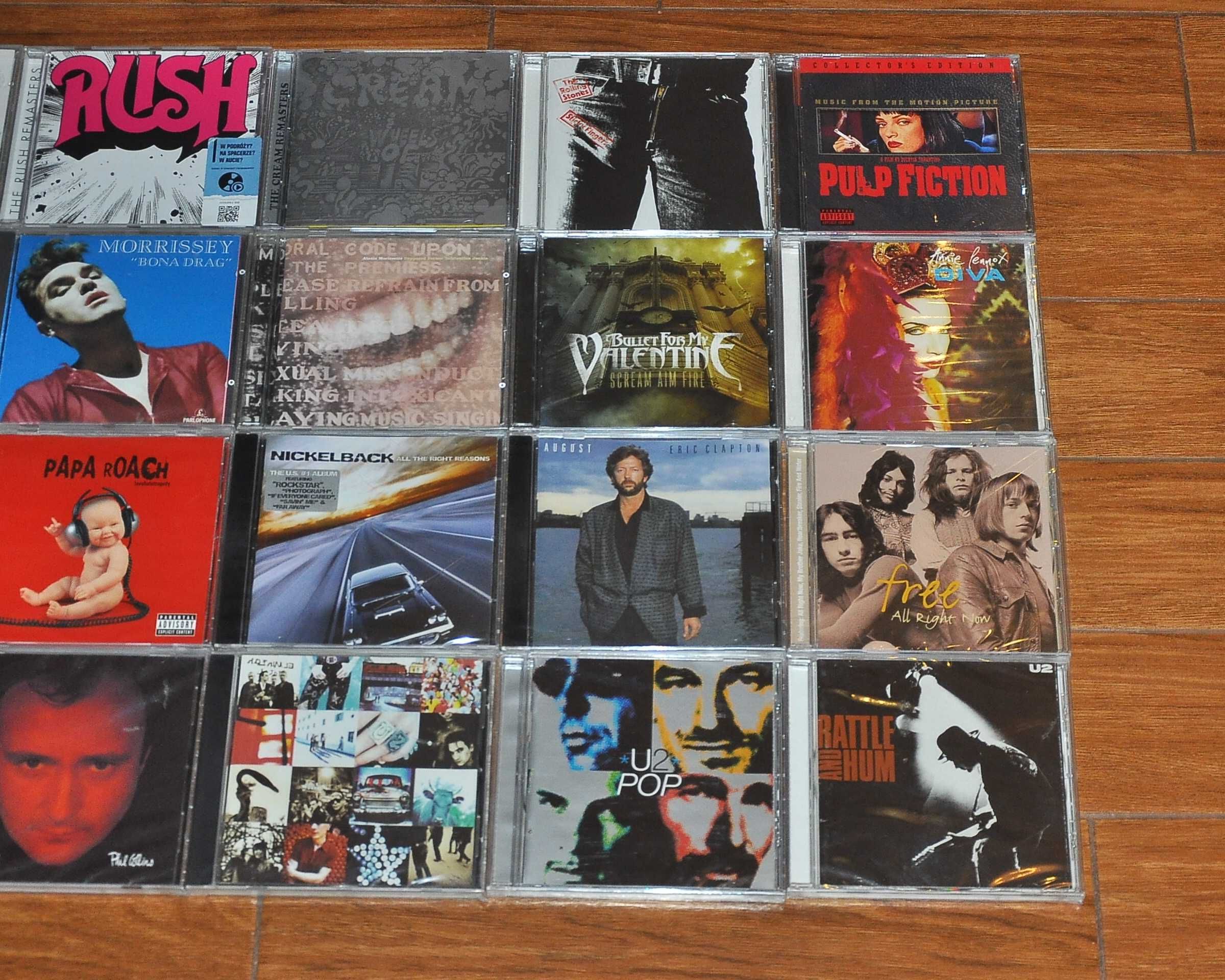 Zestaw 20CD - Rush,Morrissey,Phil Collins,U2,Cream,Free NOWE,FOLIA