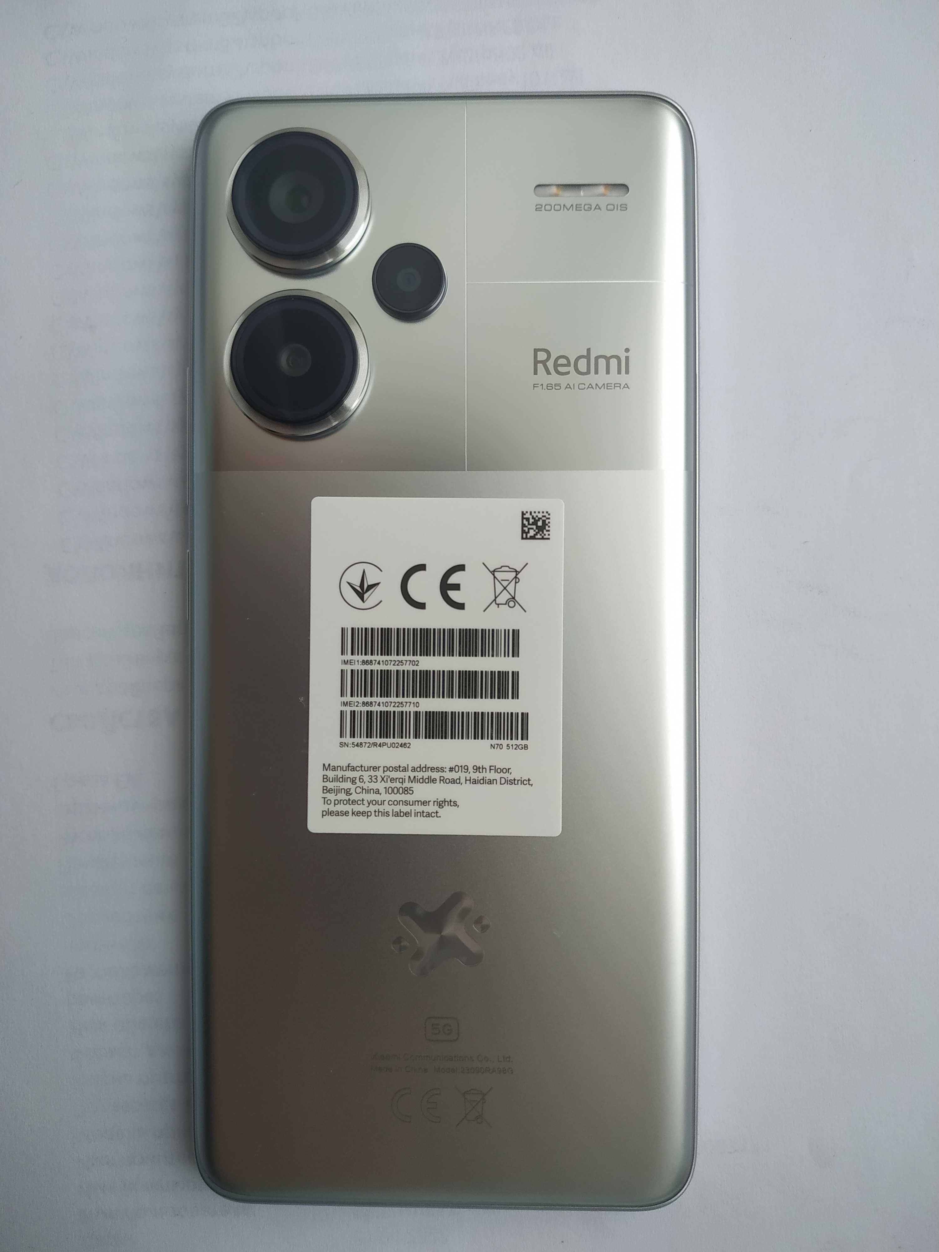 Продам Xiaomi Redmi Note 13 Pro+ 5G 12/512 Mystic Silver ексклюзивний.